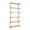 Dubový modulární policový systém Sitra 90x202 cm