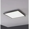 Eglo SALOBRENA LED – Moderní černé stropní svítidlo 60x60 cm