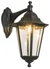 Elegantní černá venkovní nástěnná lampa IP44 - New Orleans Down
