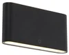 Elegantní Černé Venkovní Nástěnné Svítidlo 17,5 cm s LED IP65 - Batt