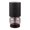 Elegantní černo-fialová stolní lampa Elio
