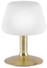 Elegantní mosazná stolní lampa s 3-úrovňovým dotykovým stmívačem a integrovanou LED - Tilly