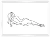 Elegantní Plakát Figure Line III