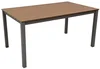 Elegantní ratanový zahradní stůl CALVIN 150x90 cm v hnědé barvě