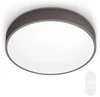 Elegantní stropní LED svítidlo Philips s dálkovým ovládáním - hnědé
