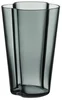 Elegantní váza Alvar Aalto - 22 cm, antracitově šedá