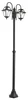 Elegantní venkovní černá lucerna Berta 235 cm - 2 světla, IP44