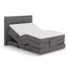 Elektrická polohovací boxspring postel šedá 120x200 – MURKO NEW