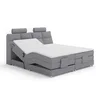 Elektrická polohovací postel Boxspring 160x200 – šedá (POLERMA NEW)