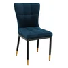 EPONA designová jídelní židle – petrolej Velvet