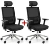Ergonomická kancelářská židle NED MF – Černá s výhodným dárkem
