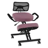 Ergonomická klekačka RUFUS růžová černá