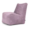 Fialový manšestrový sedací vak Seat Lounge