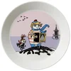 Fialový porcelánový talíř Tooticky 19 cm