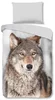 Flanelové povlečení Wolf 140x200/70x90 cm
