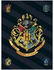 Fleecová deka Harry Potter s erbem Bradavic