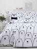 Francouzské mikroplyšové povlečení Rebel Panda
