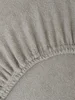 Froté prostěradlo 200×200 cm šedohnědé