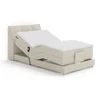 GERONA NEW Elektrická polohovací boxspring postel 120x200 béžová