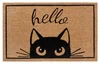 Hanse Home Rohožka Hello s kočkou 45x70 cm
