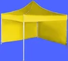 Hliníkový stan 3x3 m s žlutým designem a bočními plachtami