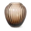 Hnědá skleněná váza Kähler Design Hammershøi 14 cm