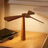 Hnědá stolní LED lampa Dragonflight Gingko
