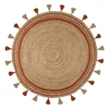 Hnědo-oranžový jutový koberec Flair Rugs Istanbul, 150 cm