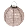 Hnědý dekorativní lampion 25 cm