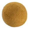 Hnědý dětský polštář z bouclé textilie Ball