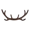 Hnědý kovový věšák Antlers Esschert Design