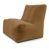 Hnědý sedací vak z bouclé textilie Seat 100 Lounge