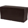Hnědý úložný box na zahradu Keter Comfy