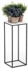 HowHomely Moderní stojan na květiny BASICLOFT 60x24 cm černobílý