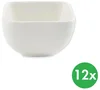 Hranatá porcelánová miska MONA 8x8 cm, sada 12 ks