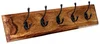 Indický věšák s 5 háčky Jali 80x15 cm