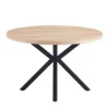 Jedálenský stůl MEDOR 120 cm dub sonoma černý