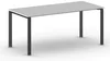 Jednací stůl PRIMO INFINITY 180x90 cm, černé nohy, šedé provedení