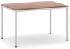 Jídelní stůl 120x80 cm šedá s třešňovou deskou
