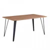 Jídelní stůl FRIADO 150 cm dub/černá
