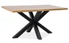 Jídelní stůl KARPOS 150×90 dub/černá