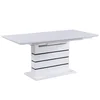 Jídelní stůl Medan MDF bílý 140–180 × 90 cm