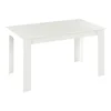 Jídelní stůl PITIFOLIA 140 × 75 × 80 cm – bílá