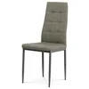 Jídelní židle Boone – lanýžová látka, kov matný antracit