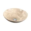Kamenné kulaté umyvadlo 40 cm