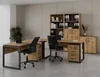 Kancelářská sestava Gianni Premium 5, dub Wotan