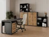Kancelářská sestava NEJBY GIANNI PREMIUM 4 – antracit/dub wotan