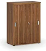 Kancelářská skříň PRIMO WOOD se zasouvacími dveřmi 800x420x1087 mm