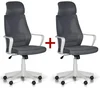 Kancelářská židle FRESH 1+1 zdarma, šedá