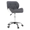 Kancelářské ergonomické křeslo BADAR bílá šedá chrom